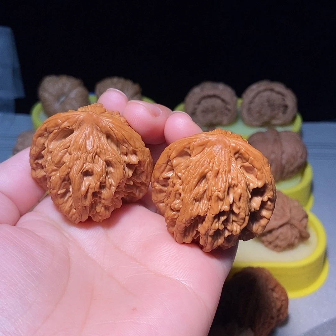 吊坠文玩核桃精配大麦虎