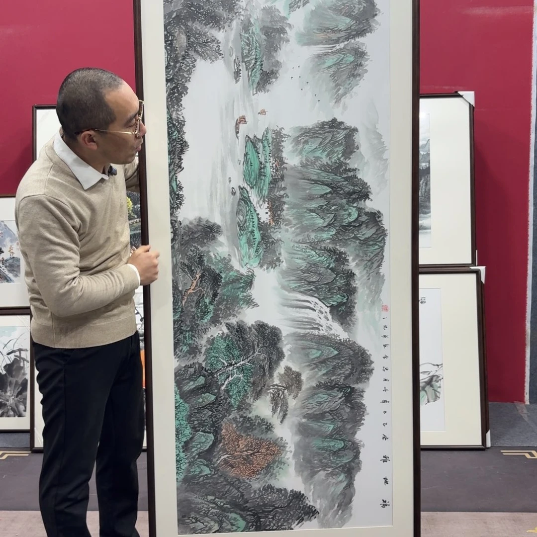 国画手绘作品210/80