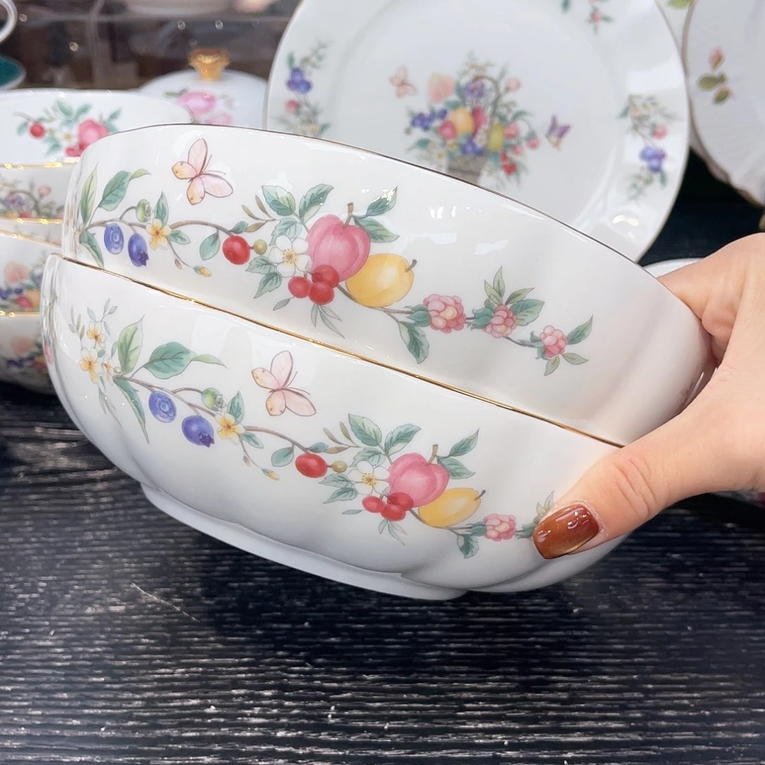 骨瓷21厘米////////////汤碗