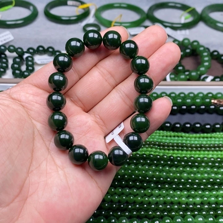 未镶嵌手串和田玉（碧玉）卡12