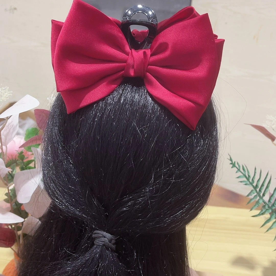 布艺铁合金蝴蝶结发夹