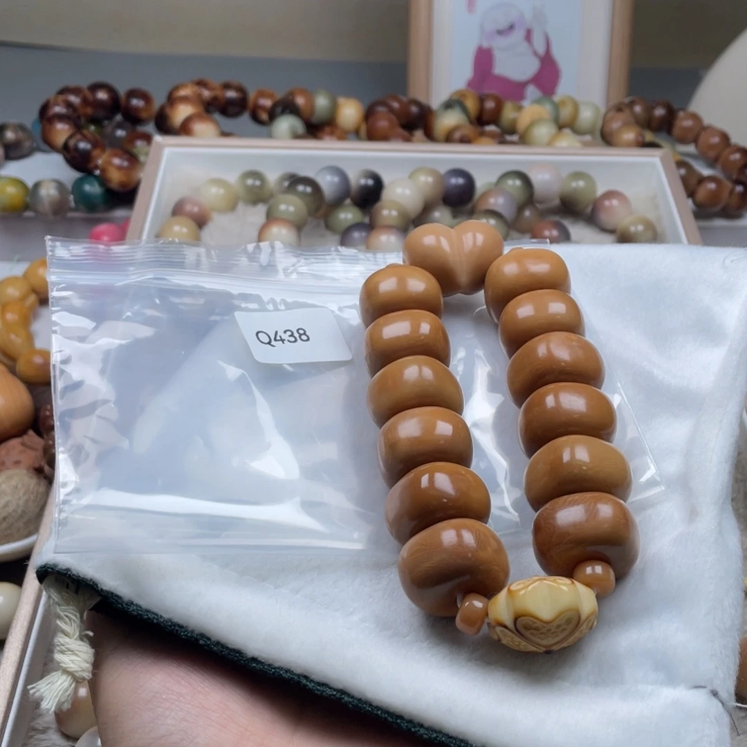 明***吗吊坠菩提根/象牙果Q438牙果方块23mm一串通货