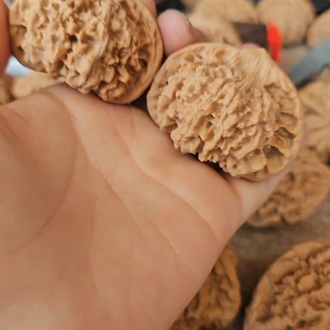 果***然文玩核桃吊坠49龙鼎管帽