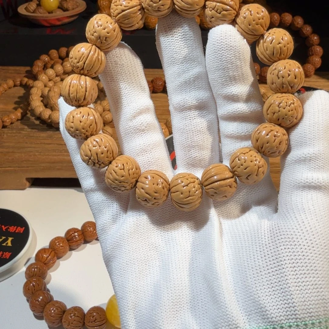 桃核吊坠@*博盘锦巅峰一号肌肉纹尺寸1.5头货主播同款