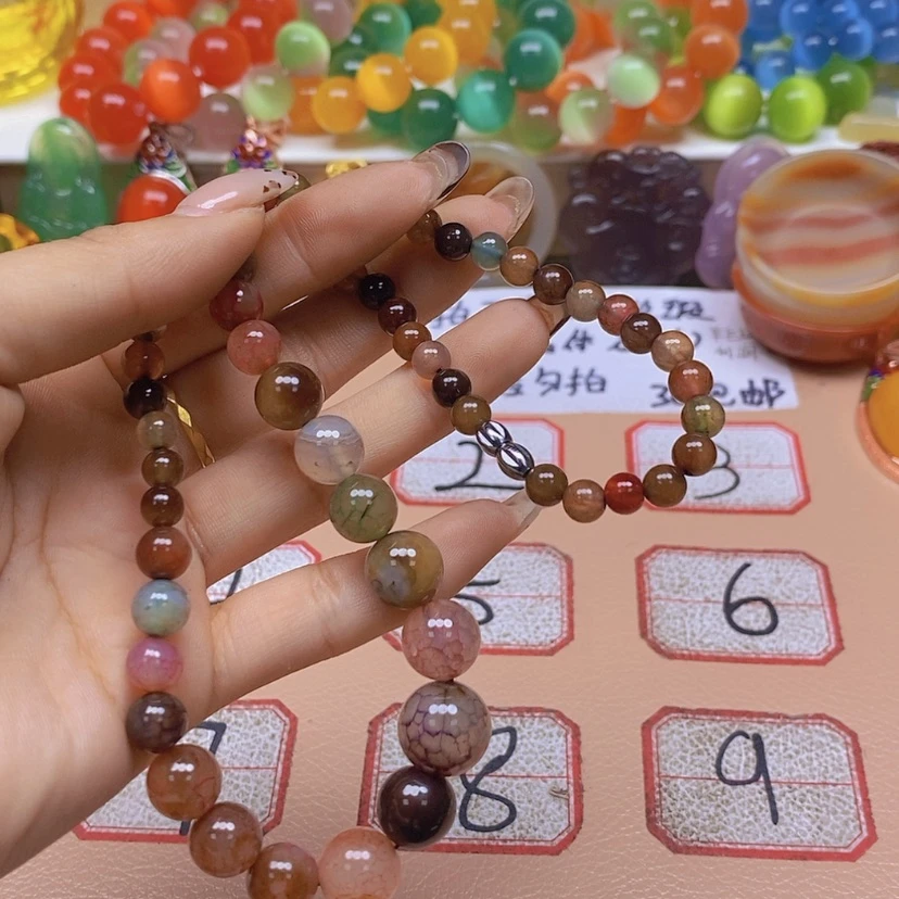 【闪购商品】玛瑙/玉髓颈饰未镶嵌蕾*