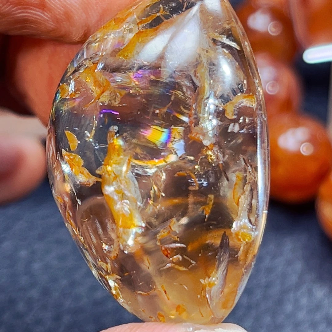 福***照水晶颈饰未镶嵌水晶13