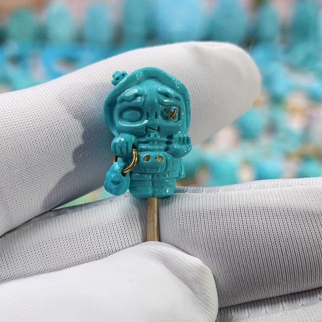 绿松石珠宝奇石未镶嵌