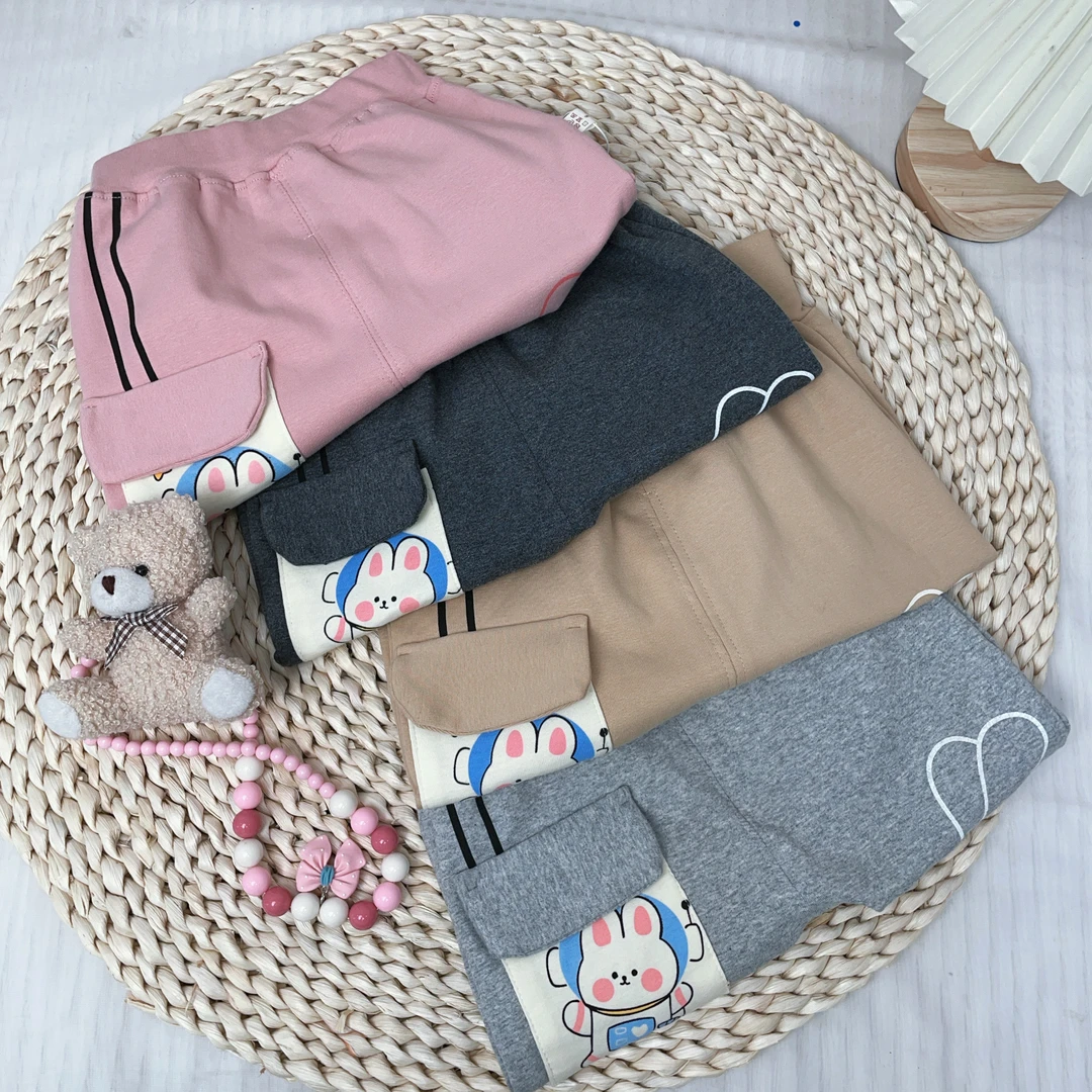 尛力小宝羊绒拉架PP裤24-006（宇航员兔兔）