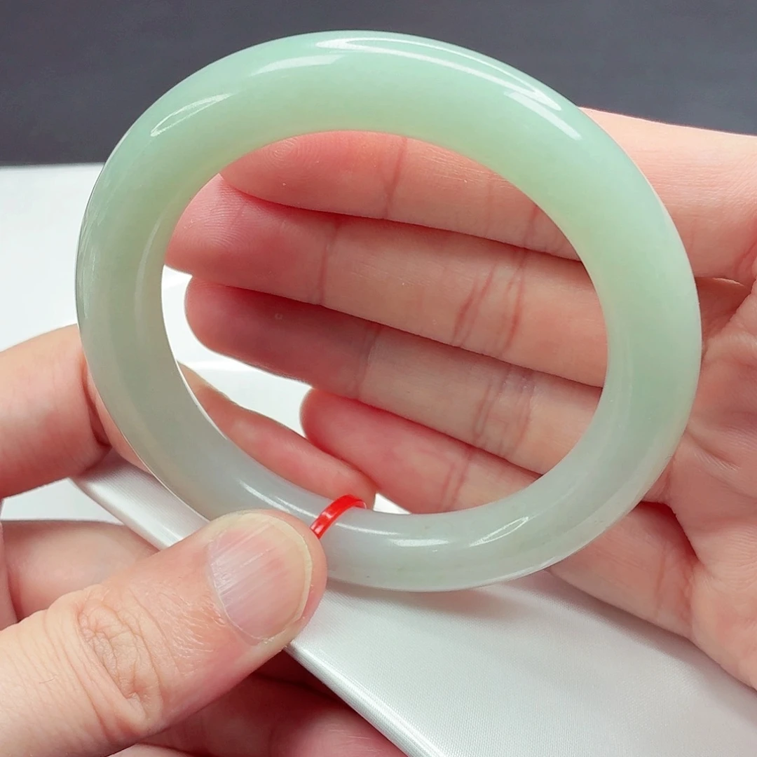 翡翠未镶嵌手镯58.5圈