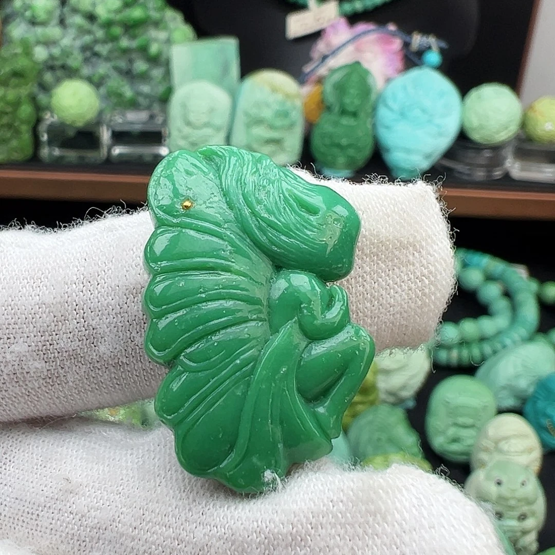 绿松石未镶嵌绿松石主播璐璐