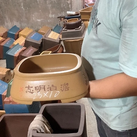 花盆紫砂手工艺品