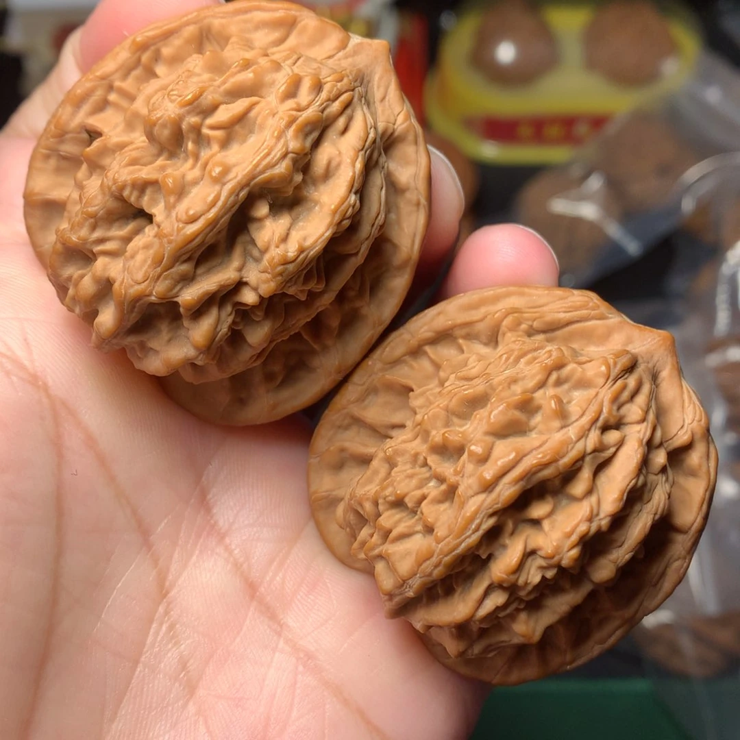 吊坠文玩核桃虎头45