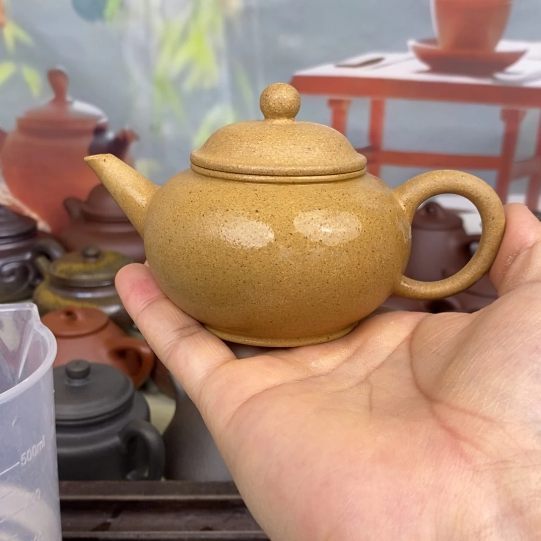 茶壶紫砂水平原矿段泥160cc左右半手工