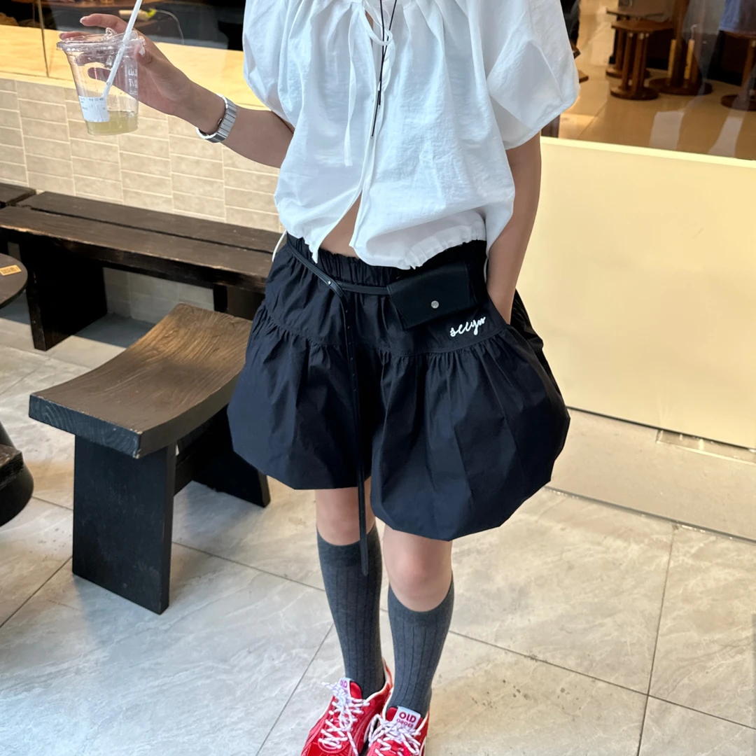 夏季新款韩系时尚显瘦花苞裤裙21309