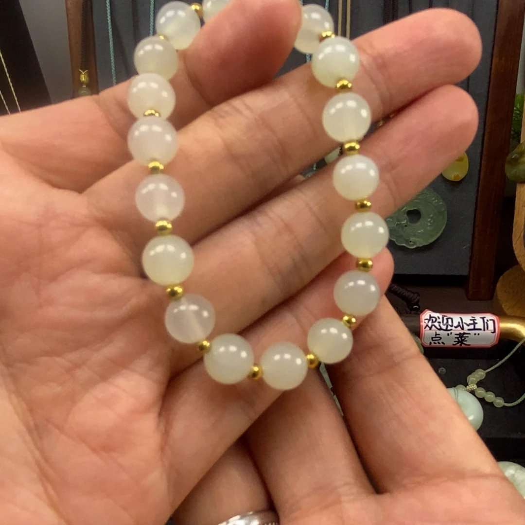 岫玉未镶嵌手串手串