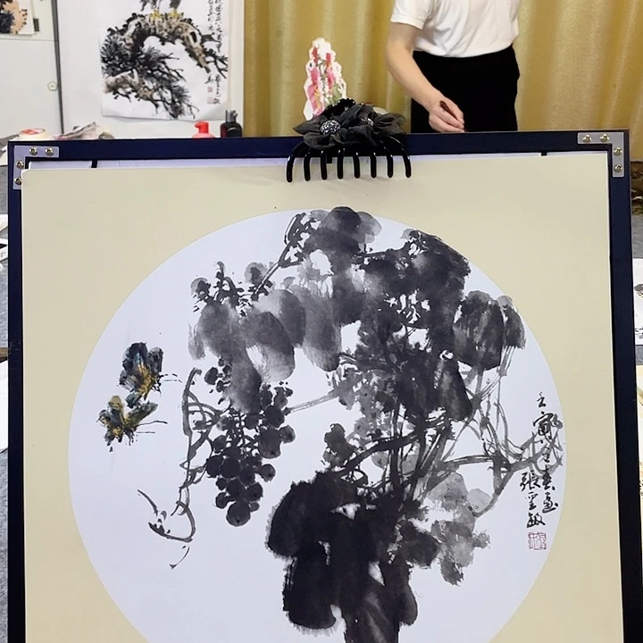 国画张圣敏先生纯手绘作品