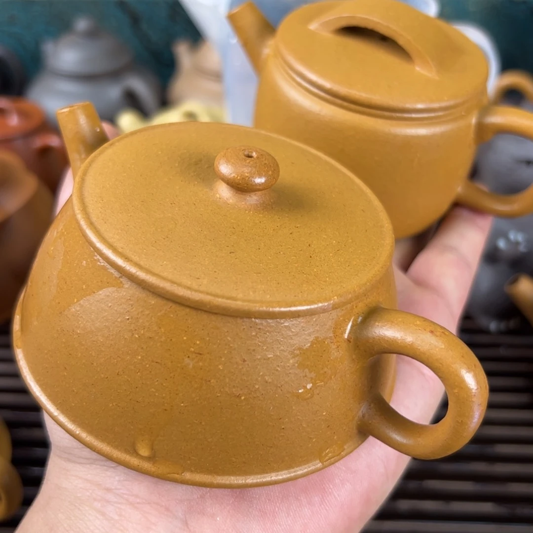 紫砂茶壶@***了半手工汉瓦云柱