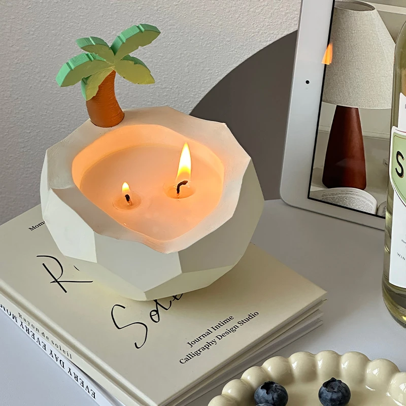 赤雅韵坊夏日椰子海岛香薰蜡烛