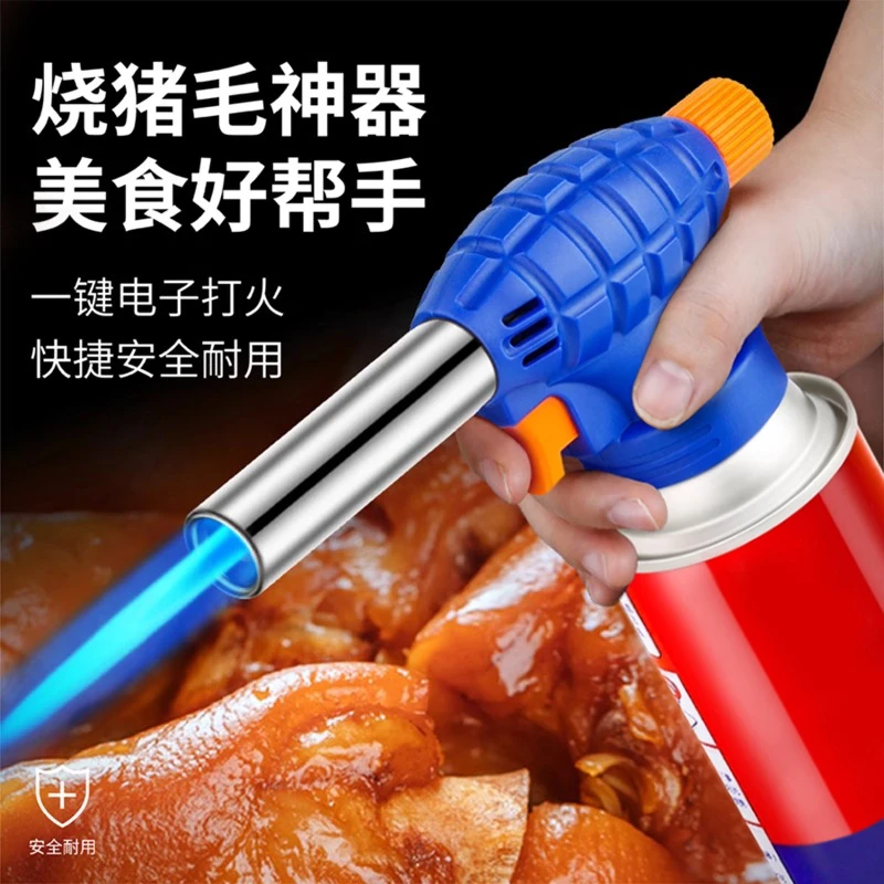 森喜便携式卡式喷火枪头手持点火器烧猪毛烧肉皮家用户外喷灯烤枪