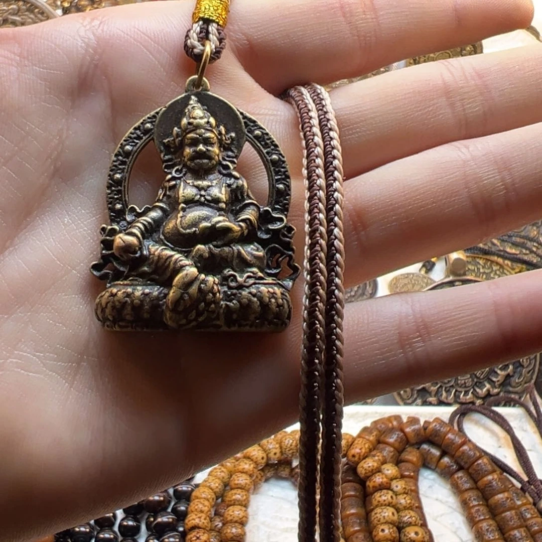 琉璃颈饰黄爷爷，脖挂