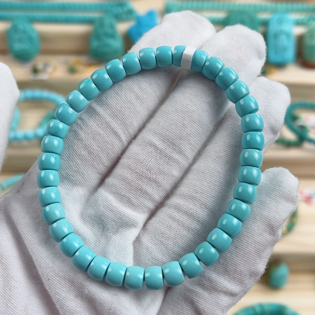 未镶嵌绿松石尺寸6.5mm