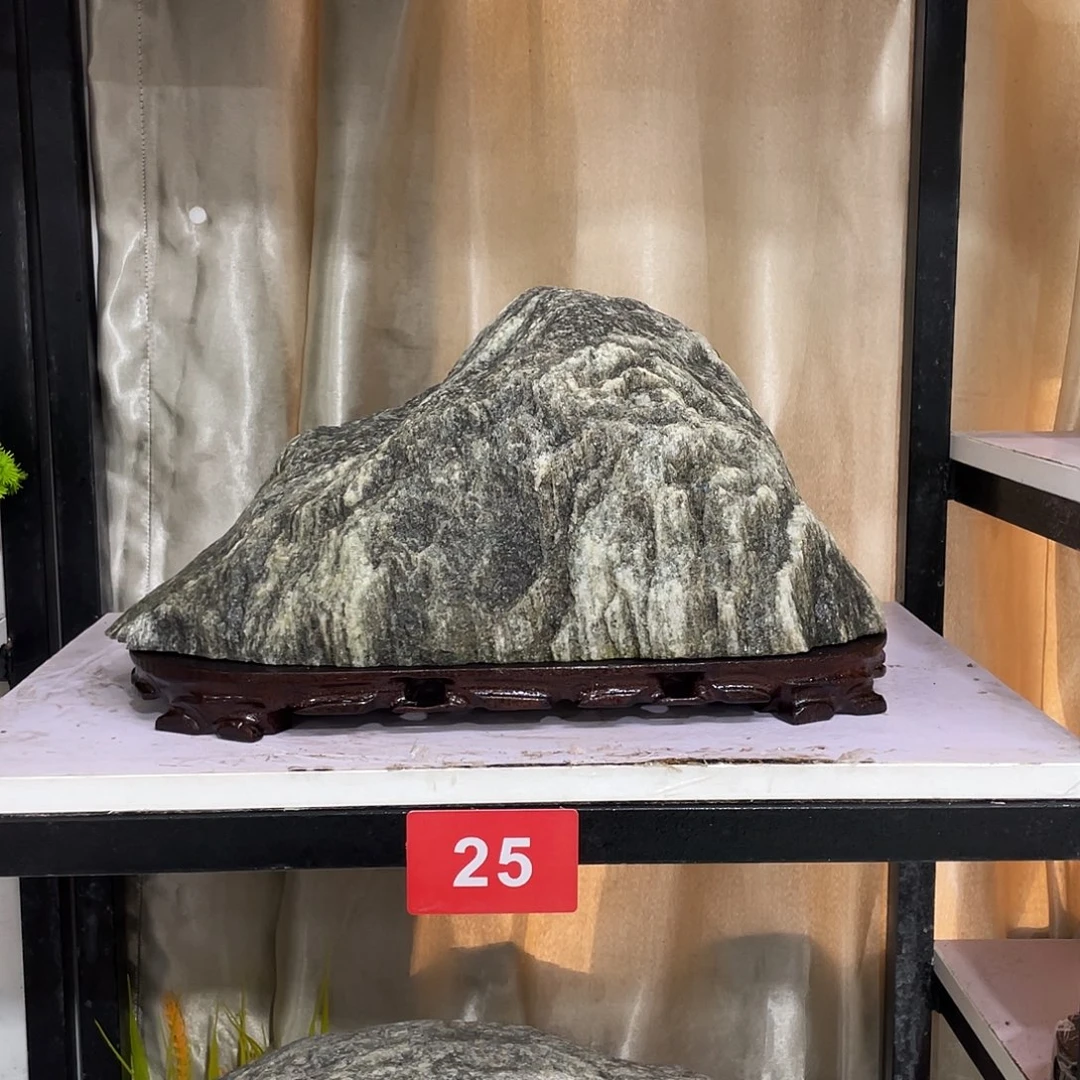 瀚***产石材靠山石平安石摆件