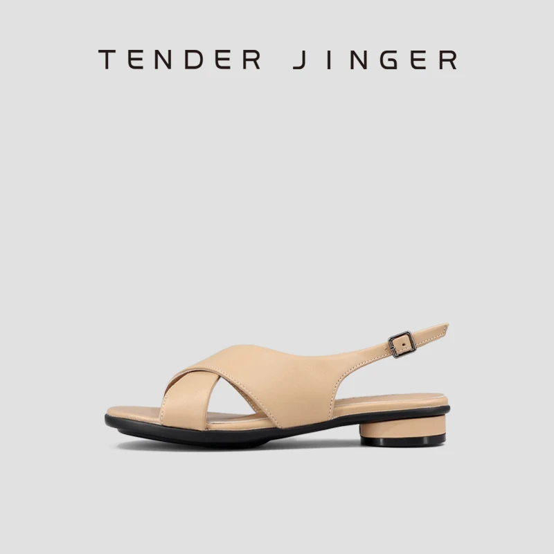 TenderJinger新款羊皮时装凉鞋ZS0953