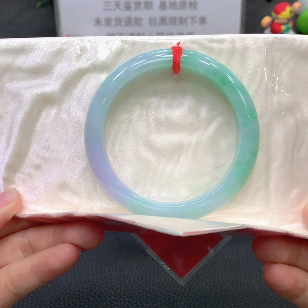 翡翠未镶嵌手镯59正