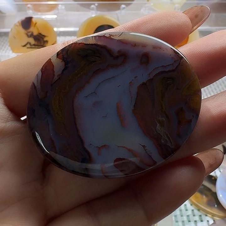 玛瑙/玉髓未镶嵌项链