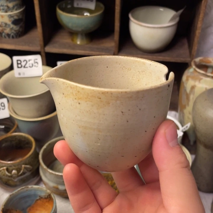杯子手工拉坯公道杯