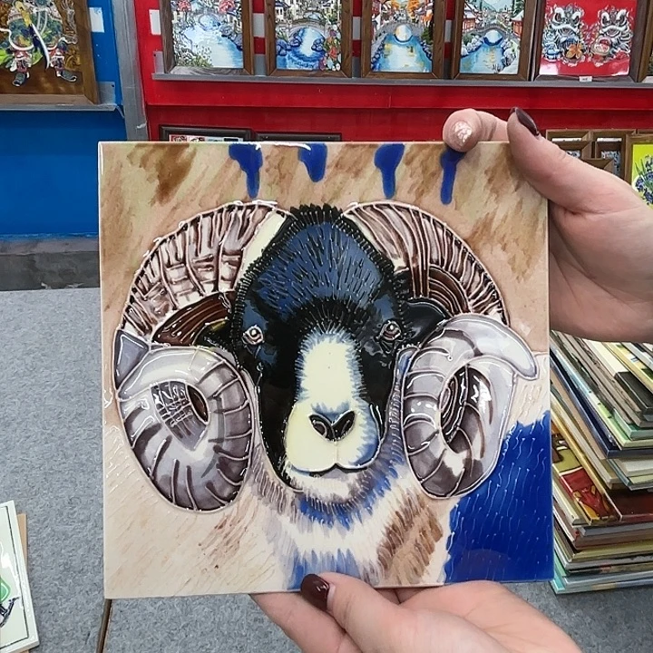 陶瓷板画20/20单瓷片微瑕