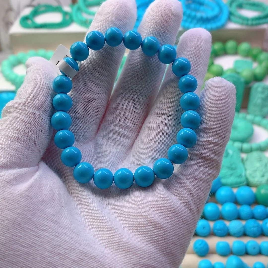 无非金属卡8蓝色圆珠款单圈