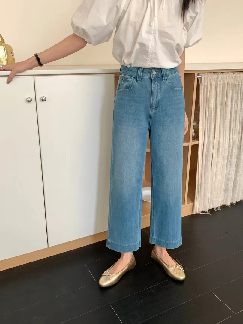 泡芙～新款奶奶裤浅色四面弹