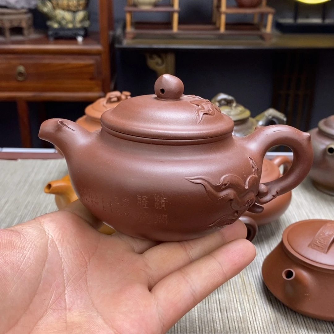 紫泥茶壶容量260毫升