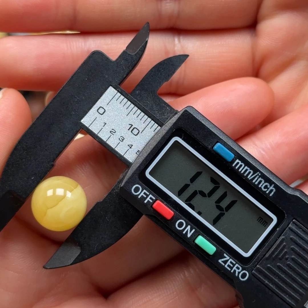 琥珀未镶嵌裸石蜜蜡单珠