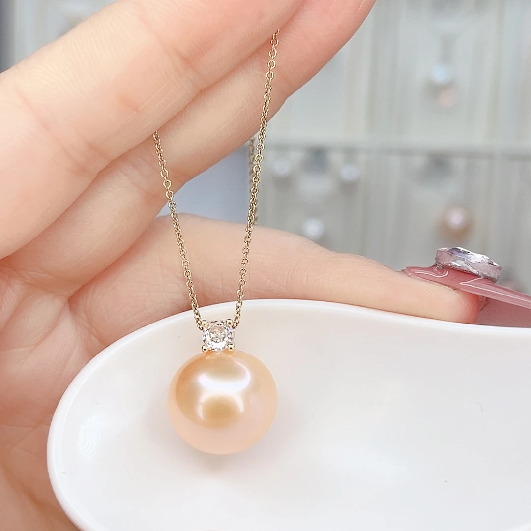 淡水珍珠吊坠(赠链)合金