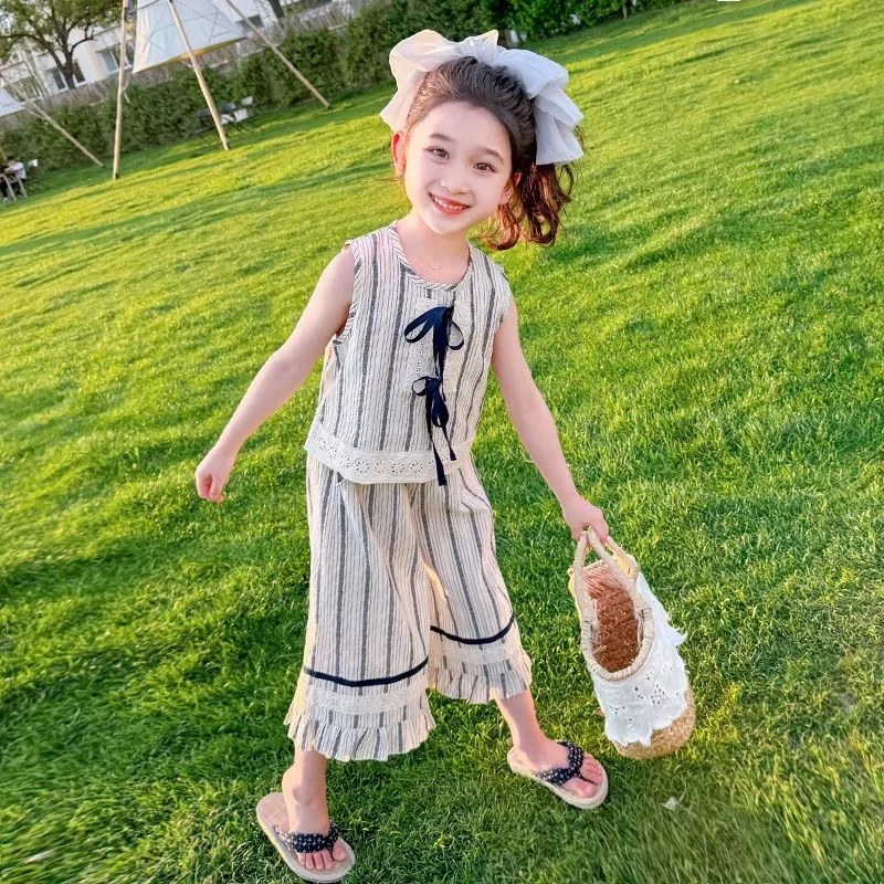 女童套装小童超好看夏款幼儿园女生流行新款夏日夏季舒服H-N-B30