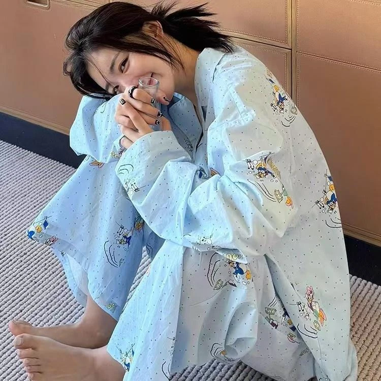 LAK-唐老鸭可爱卡通睡衣套装A1017