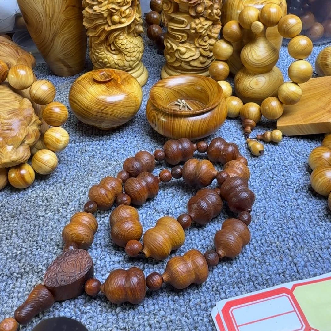 柏木（崖柏）太行崖柏葫芦手持黑油