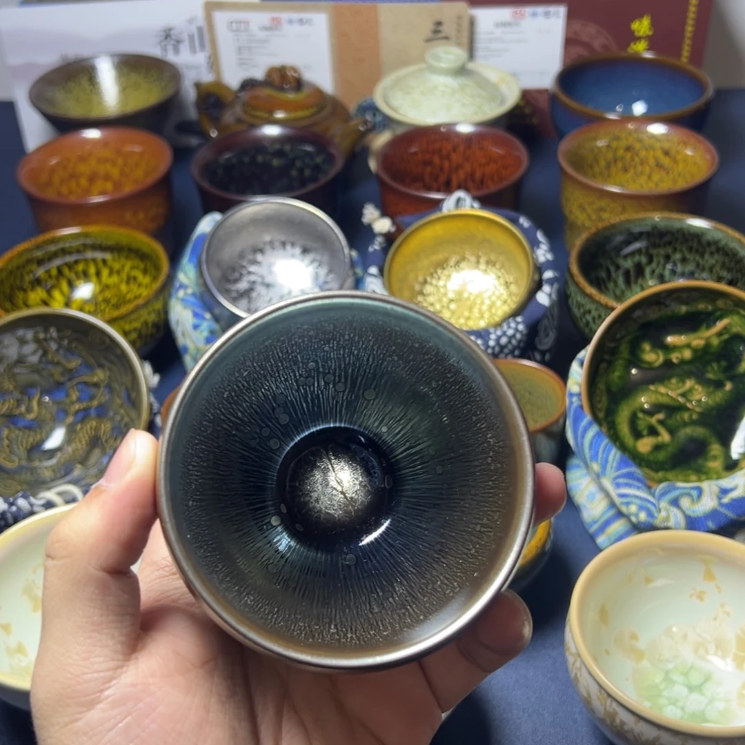 茶盏建阳建盏喝茶主人杯