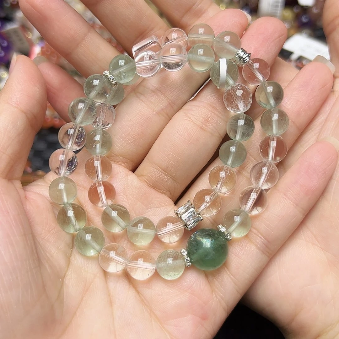 水晶手链未镶嵌多样性发一