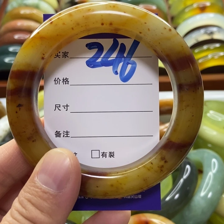 武***姐蛇纹石玉未镶嵌手镯