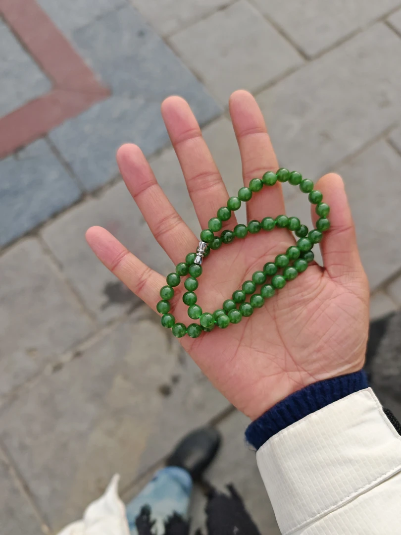 和田玉手串高端奢华款