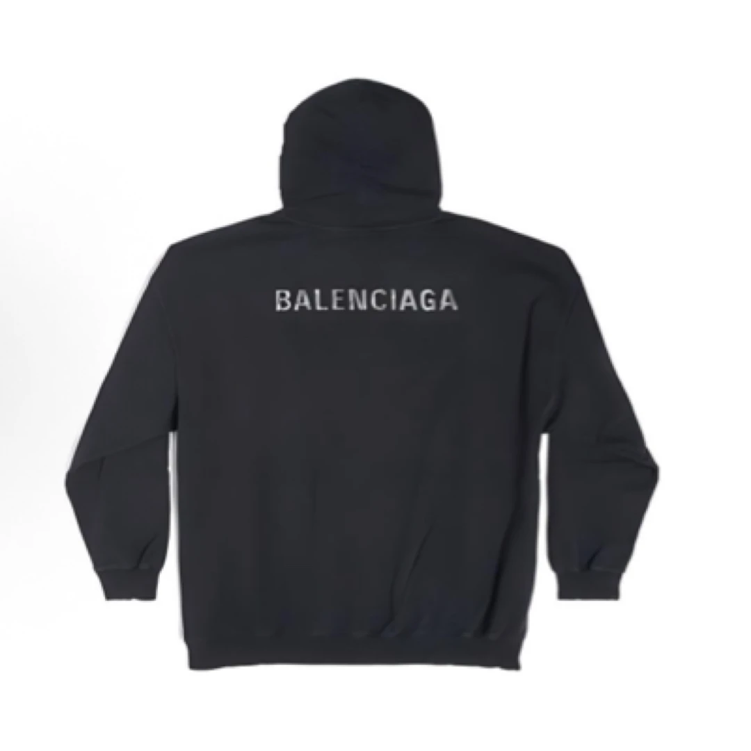 99新 Balenciaga/巴黎世家 【BW】连帽长袖背后水钻卫衣公价11000