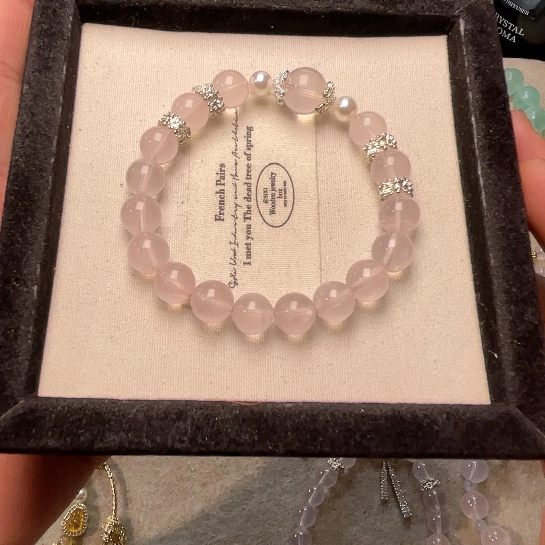 手绳水晶未镶嵌莫粉