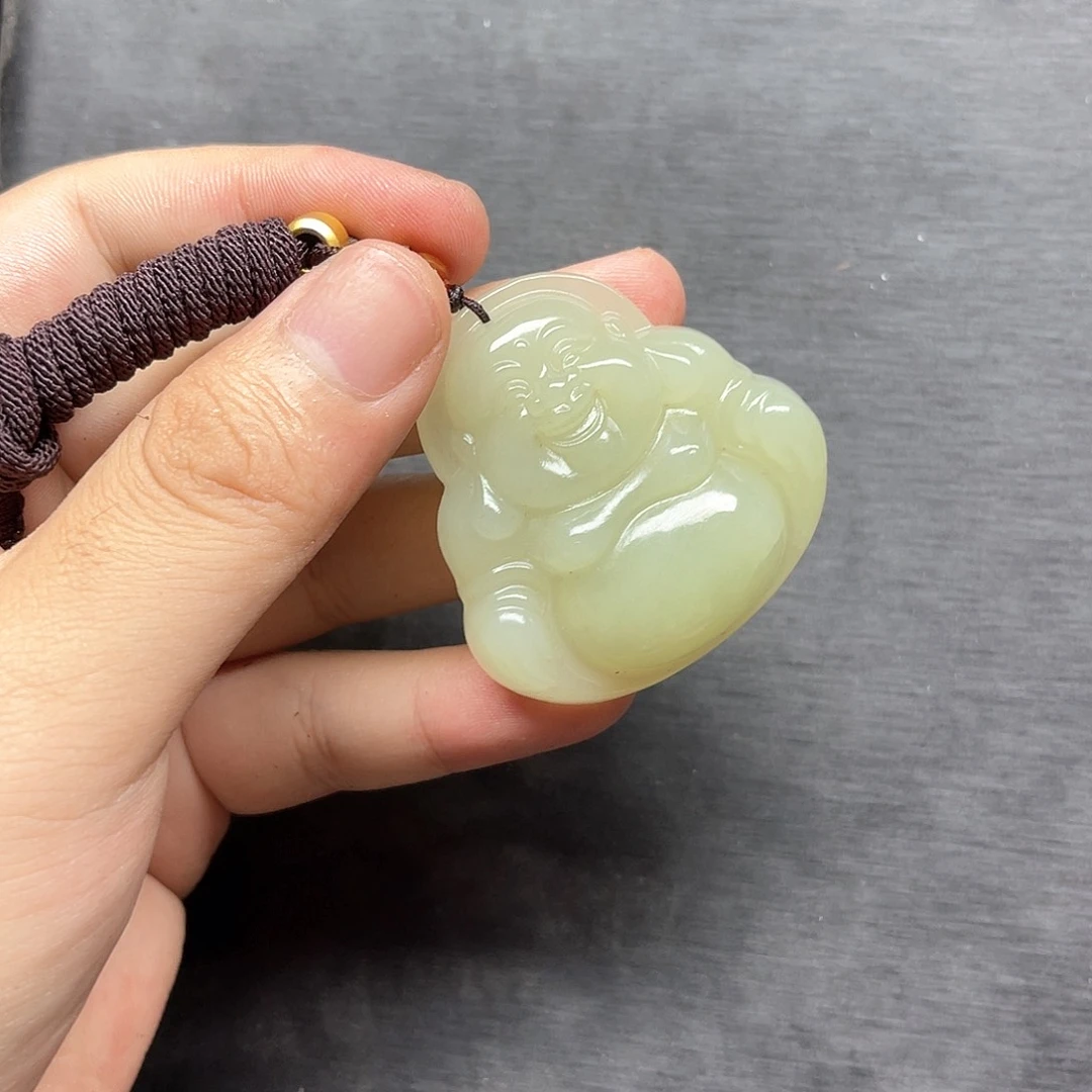 未镶嵌手串和田玉佛公