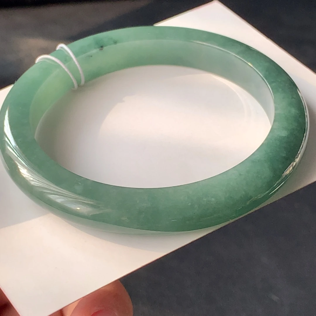 翡翠未镶嵌手镯37号53.6-8.7-7.8