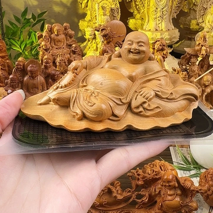 柏木（崖柏）荷叶弥勒经典款