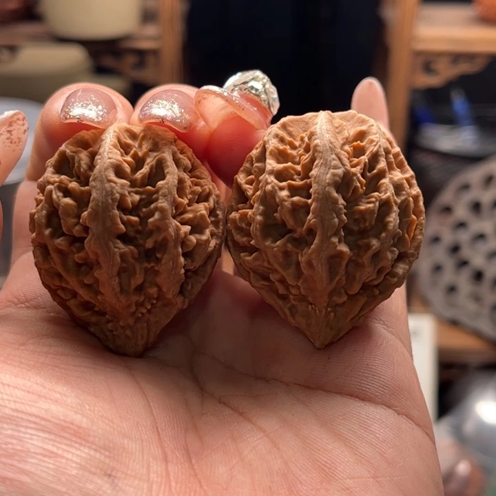 文玩核桃把件楸大胖120