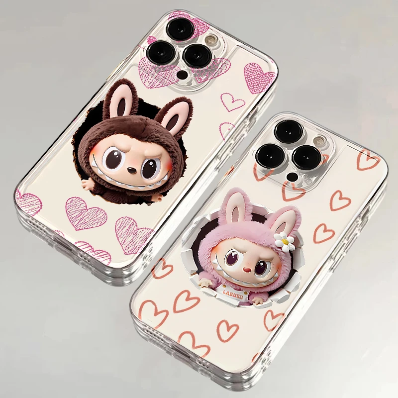 BANCA情侣探头拉布布适用苹果iPhone15/16promax华为手机壳13/14